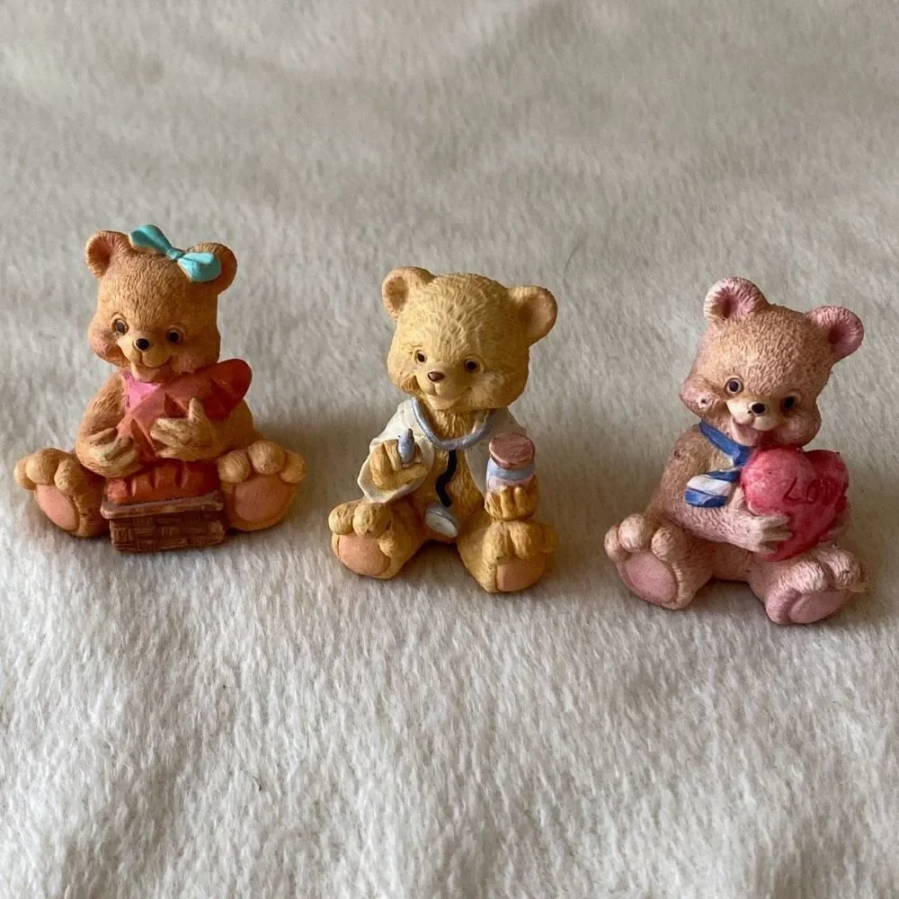 Vintage J.C. Teddy Bear Figurines - Picture 3 of 13